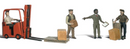 Woodland Scenics A2744 Workers And Forklift, O