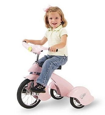 Morgan Cycle 31205 Retro Style Pink Pegasus Steel Tricycle
