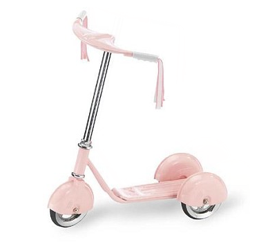 Morgan Cycle 31211 Retro Style 3 Wheel Scooter PINK
