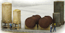 Walthers 933-3197 Industrial Tanks Detail Set HO