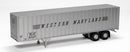 Rapido 403034 HO 40' Fruehauf Exterior-Post Volume Van - Western Maryland: