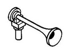 Cal-Scale Train Parts 422 Nathan KS-1 19" Single Air Horn (2) Kit, HO