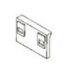 Cal-Scale Train Parts 436 Extended Range Dynamic Brake Access Panel, HO