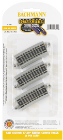 Bachmann 44825 HALF SECTION 17.5'RADIUS, N Scale