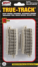 Atlas Model Railroad Co. 150-2411 N Code 65 Tru-Track(R) -- 1/2 11" Radius Curve, N Scale