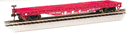 Bachmann 17302 52' Flatcar - Ready to Run - Silver Series(R) -- Atchison, Topeka & Santa Fe, HO Scale
