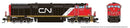 PREORDER Rapido 540040 N GE Dash 8-40CM - Standard DC -- Canadian National