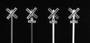 PikeStuff 1017 Pikestuff Crossbucks (4 each), HO Scale