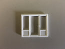 PikeStuff 1115 2 Window & Center Door Combo, HO Scale