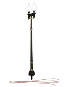 Woodland Scenics 5640 Double Lamp Post Street Lights, N Scale