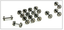Intermountain Railway Company 85-60070 33" Semi-Scale Insulated Brass Wheelsets -- pkg(12), N Scale