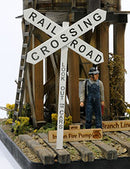 Banta Modelworks 2031 Crossbucks, HO Scale
