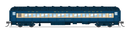 BLI 6529 CNJ 80' Passenger Coach, Blue Comet, Single Car, N (Fantasy Paint Scheme)