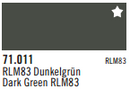 Vallejo Acrylic Paints 71011 TANK GREEN 17ml 6p