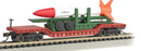 Bachmann 71391 52' Center-Depressed Flat Car w/ Missile, N Scale