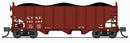 BLI 7150 3-Bay Hopper, ATSF, Oxide Red, 2-pack A, N