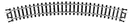 Atlas ATL2520 Curved Snap-Track(R) -- 11" Radius, Black Ties pkg(6), N Scale