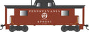PREORDER Bowser 43424 HO PRR Class N8 Steel Center-Cupola Cabin Car (Caboose) - Ready to Run -- Pennsylvania Railroad