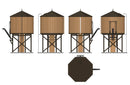 BLI 7911 Operating Water Tower w/ Sound, Non-weathered Brown, Unlettered, HO