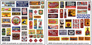 Blair Line 60 Storefront & Advertising Signs -- Porcelain Advertising Set