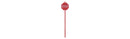 Tichy Train Group 8247 Modern Stop Sign - Red pkg(15), HO Scale