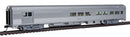 WalthersMainline 910-30050 85' Budd Baggage-Lounge - Ready to Run -- Painted, Unlettered (silver), HO Scale