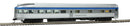 WalthersMainline 910-30359 85' Budd Observation - Ready To Run -- Via Rail Canada (silver, blue, yellow), HO Scale