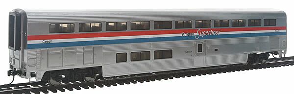 WalthersProto 920-11011 Superliner I Coach -- Amtrak Phase III - Standard, HO