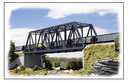Walthers 933-3242 Double-Track Truss Bridge - Kit - 10 x 2-3/4 x 2-3/4" 25 x 6.8 x 6.8cm, N scale