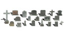 Woodland Scenics A1856 Tombstones, HO