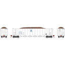 PREORDER Athearn ATH98488 HO RTR 5Bay Rapid DischargeHopper,ITGX/White
