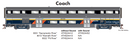 PREORDER Athearn Genesis ATHG24412 HO M-K California Coach w/Lights, CDTX