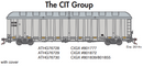 PREORDER Athearn Genesis ATHG76728 HO NSC 6400 Gondola w/Cover, CIGX