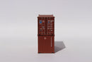 Jacksonville Terminal Company 205325 Florens w/Hazard Stickers 20' Std. height containers with Magnetic system, Corrugated-side. JTC-205325, N Scale