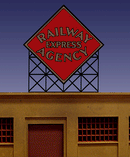 Miller Engineering Animation 0071 Large Railway Express Billboard, HO and O Scales
