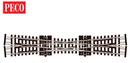 Peco 552-SL-380F Crossing, Single Slip, N Scale