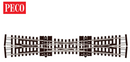 Peco 552-SL-E380F Crossing, Single Slip, N Scale
