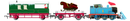 Bachmann 00773 Thomas Saves Santa's Sleigh Set, HO Scale