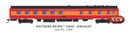 Bachmann 14806 85' SMOOTH-SIDE DINING CAR with LIGHTED INTERIOR SOUTHERN PACIFIC