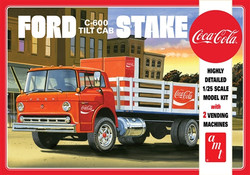 AMT Model Kits AMT1147 Ford C600 StakeBed w/Coke 1:25