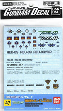 Bandai 2029306 GD-47 Gundam 00 Multiuse 2 Decal 1p