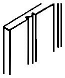 Northeastern Scale Lumber 385 Bead & Board Siding -- 1/4", I Scale