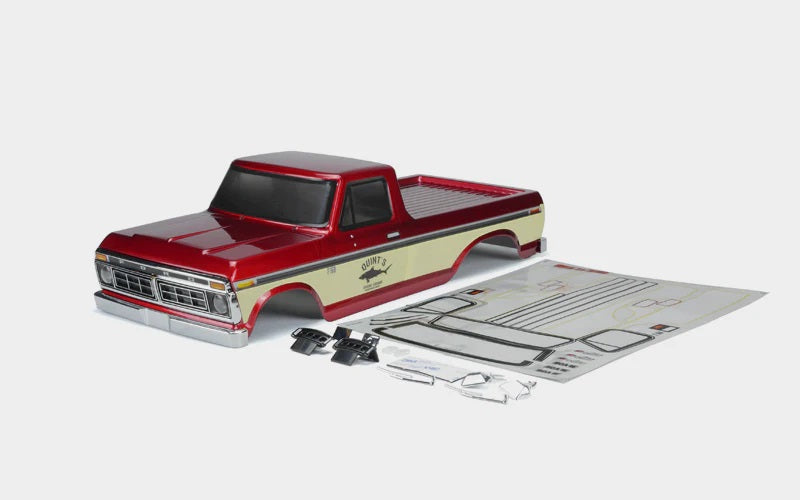 Carisma 16399 1976 F-150 Painted Body Set Rudy Red, for SCA-1E (324mm)