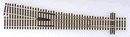 Atlas 506 Code 83 Custom Line No. 6 Turnout -- Right Hand, HO Scale