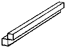 Northeastern Scale Lumber 593 Corner Posts -- 1/8 x 22" (Overall Dimensions), All Scales