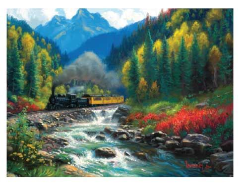 Train Enthusiast Vendors 3009 Durango Silverton Puzzle -- 1000 Pieces, 20 x 27"