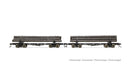 Rivarossi HR6629 2-unit set of log cars, "Coos Bay Lumber Co.", No. 166 and 168, ep. III, HO