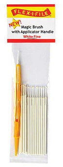 Profile Accessories Inc. M930001 Magic Brush - Fine & 1 Applicator Handle/Holder (white) pkg(18)