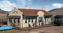 Walthers Cornerstone 933-2920 Mission-Style Depot -- Kit - 11-5/16 x 6-7/16 x 3-3/4" 28.7 x 16.3 x 9.5cm, HO Scale