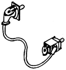 Details West 221 MU Cables -- Dummy Receptacle pkg(2), HO Scale